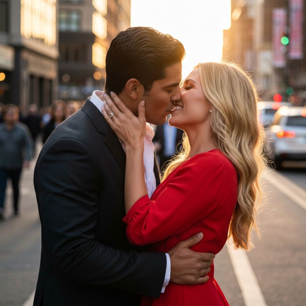 Fotbollsstjärnans nya kärlek bekräftad med kyss på stan